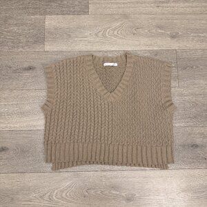 Altar'd State Tan sweater vest Size - Large